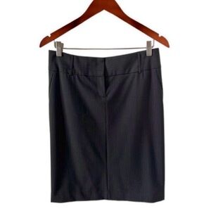 Express Black Pinstripe Pencil Skirt Size 4